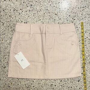 NWT Armani AX nude mini skirt 4